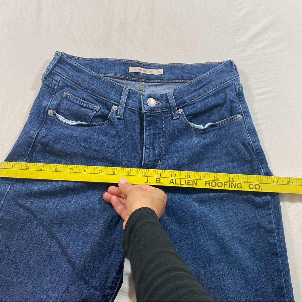 Levis Jeans Classic Bootcut Blue Jeans women’s 6 denim spandex cotton - Picture 4 of 10